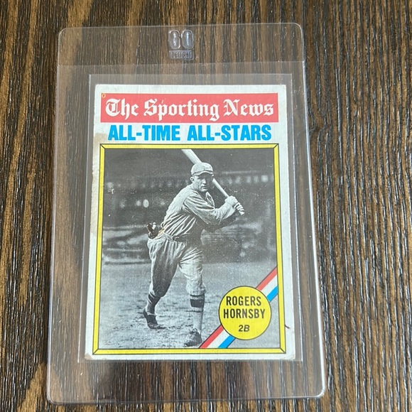 Rogers Hornsby baseball #342 card~Topps~The Sporting News. - Picture 1 of 2